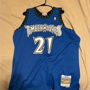 Timberwolves Blue Basketball Jersey
